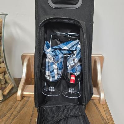 Champagne suitcase