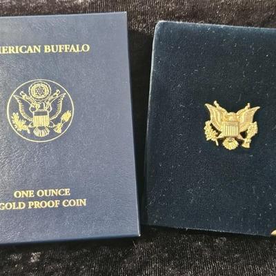 2006-W 1 oz Proof Gold Buffalo (w/Box & COA), Firse Year of released-Box Taped