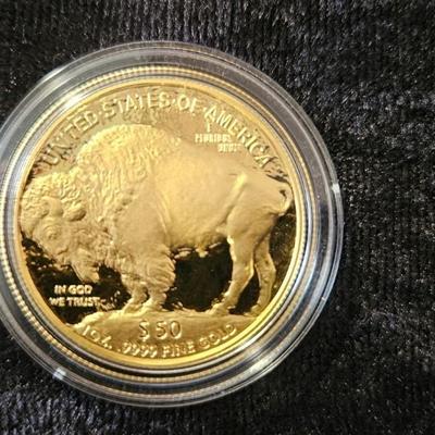 2006-W 1 oz Proof Gold Buffalo (w/Box & COA), Firse Year of released-Box Taped