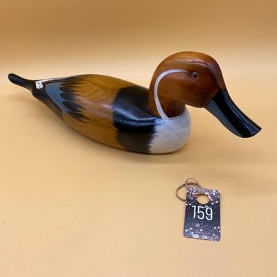 Sale Photo Thumbnail #328: Glass eyes, pintail drake 
16 inches long x 4 inches wide 
Very good condition