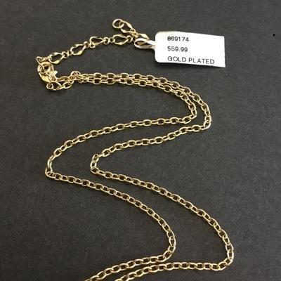Beautiful very nice Gold plated Swarovski crystal heart necklace