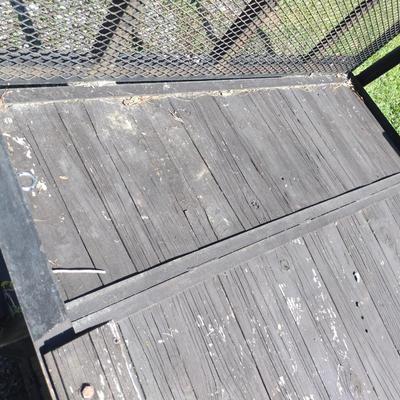Steel Frame 6" x 10" Wood Floor Open Trailer with Drop Down Gate with Good Title