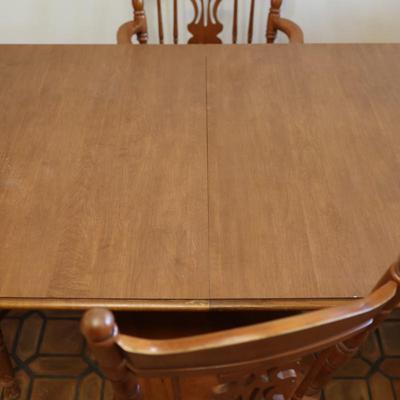 Tell City Maple Dining Table and Chairs