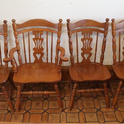 Tell City Maple Dining Table and Chairs