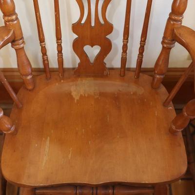 Tell City Maple Dining Table and Chairs