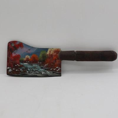 Vintage Oil Landscape Painting by Mark Nelson