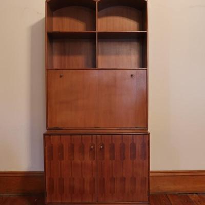 Mid-Century ROMWEBER Book Shelf & Drop Front Desk