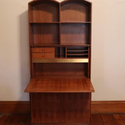 Mid-Century ROMWEBER Book Shelf & Drop Front Desk