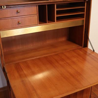 Mid-Century ROMWEBER Book Shelf & Drop Front Desk