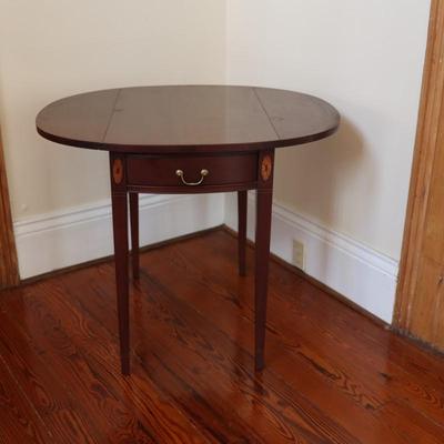 Hickory Chair Drop Leaf Side Table