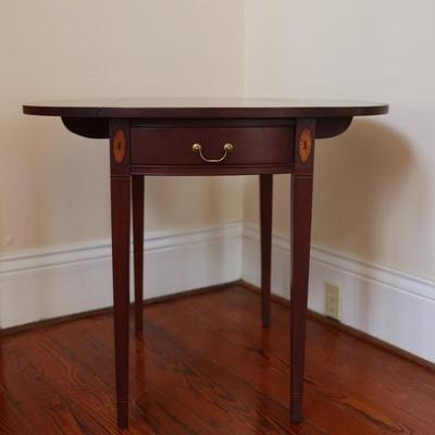 Hickory Chair Drop Leaf Side Table