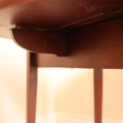 Hickory Chair Drop Leaf Side Table