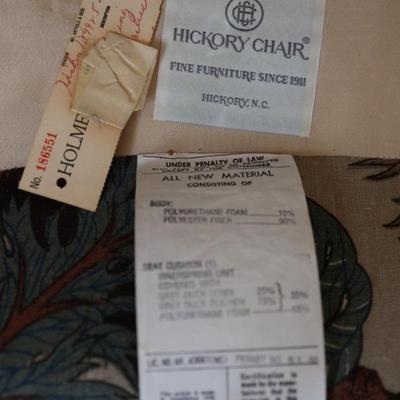 Hickory Chair Wingback Armchair
