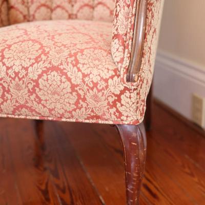 Vintage Wingback Armchair