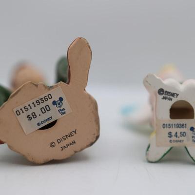 Vintage Disney Ceramic Peter Pan and Tinker Bell Figurines