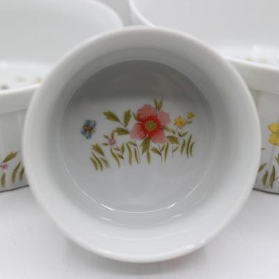 NEW Oven-To-Table Baking Dishes "Country Flowers" by Andrea by Sadek.
