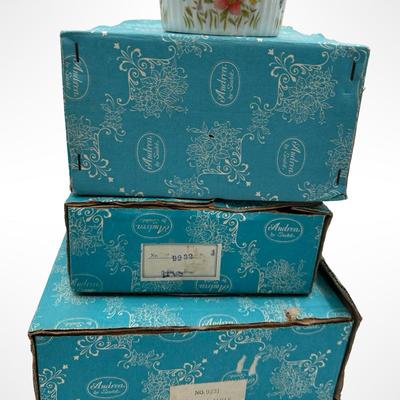 NEW Oven-To-Table Baking Dishes "Country Flowers" by Andrea by Sadek.