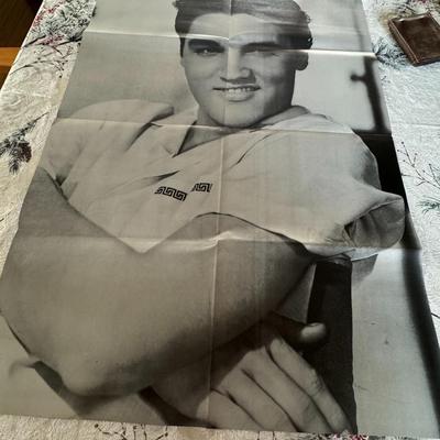 Sale Photo Thumbnail #501: These posters are double sided so lot represents 10 actual posters. These are from the 70's and came from magazines and LP's. The ones from magazines will have small center holes in crease from magazine staples. These are new old stock and not re-prints /