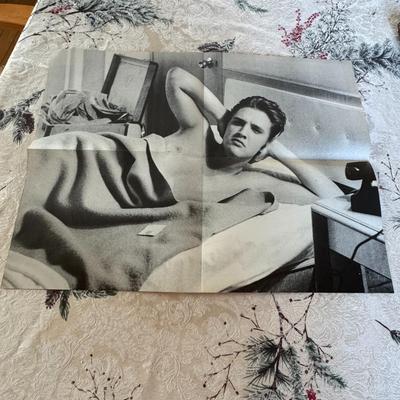 Sale Photo Thumbnail #509: These posters are double sided so lot represents 10 actual posters. These are from the 70's and came from magazines and LP's. The ones from magazines will have small center holes in crease from magazine staples. These are new old stock and not re-prints /
