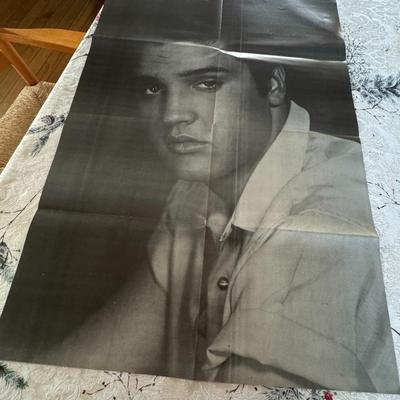 Sale Photo Thumbnail #505: These posters are double sided so lot represents 10 actual posters. These are from the 70's and came from magazines and LP's. The ones from magazines will have small center holes in crease from magazine staples. These are new old stock and not re-prints /