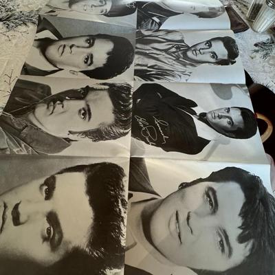 Sale Photo Thumbnail #513: These posters are double sided so lot represents 10 actual posters. These are from the 70's and came from magazines and LP's. The ones from magazines will have small center holes in crease from magazine staples. These are new old stock and not re-prints /