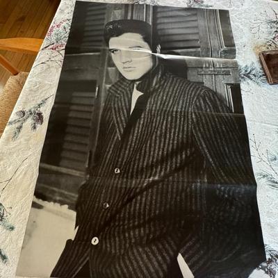Sale Photo Thumbnail #507: These posters are double sided so lot represents 10 actual posters. These are from the 70's and came from magazines and LP's. The ones from magazines will have small center holes in crease from magazine staples. These are new old stock and not re-prints /