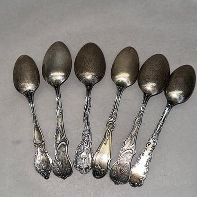 Sterling Silver - State Souvenir Spoons (6) - 145g