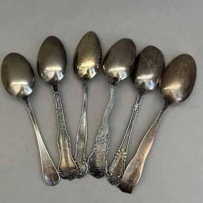 Sterling Silver - State Souvenir Spoons (6) - 127g