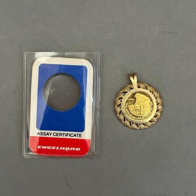 1985 Engelhard 1/10 Troy Ounce 999.9 Fine Gold - The American Gold Prospector