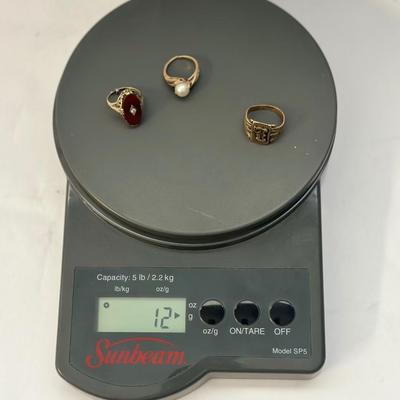 Lot of Misc. Gold Jewelry & Rings - 38g