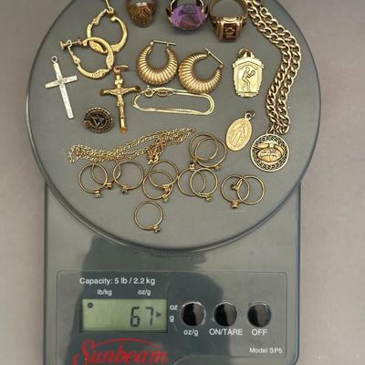 Lot of Misc. Jewelry (67g)