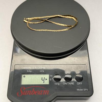 14k Gold Necklace - 4g