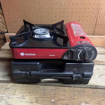 Mr. Bar-B-Q Portable Gas Grill with Two Single-Burner Portable Stoves (SRB-MG)