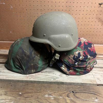 Trio of Army Helmets (SRB-MG)