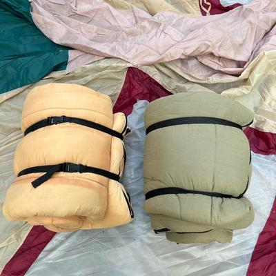 Coleman 12’ x 8’ Tioga Tent Plus Sleeping Bags & Pillow (G-RG)