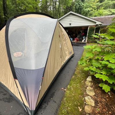Coleman 12’ x 8’ Tioga Tent Plus Sleeping Bags & Pillow (G-RG)