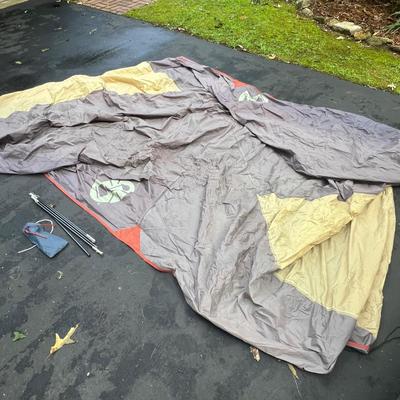 Coleman 12’ x 8’ Tioga Tent Plus Sleeping Bags & Pillow (G-RG)