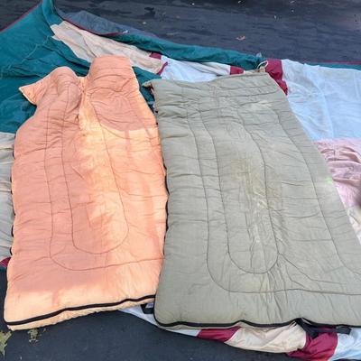 Coleman 12’ x 8’ Tioga Tent Plus Sleeping Bags & Pillow (G-RG)