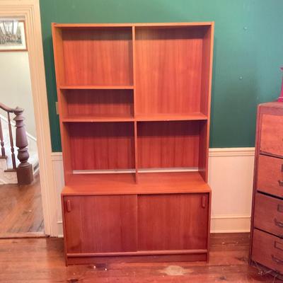 O3 Mid-Century Denmark Teak Bookcase