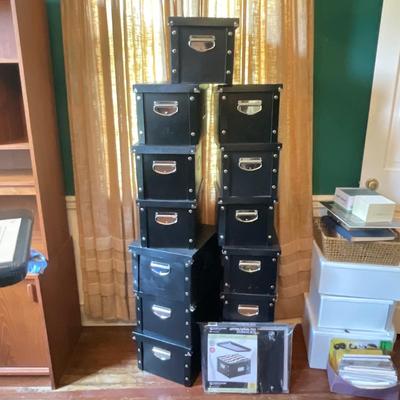 O7 Lot of Snap-n-store Letter Filing Storage Boxes