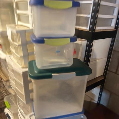 Large Collection of Plastic Storage Containers (SRB-MG)