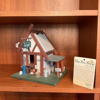 O12 The Pro Shop Golf Bird House