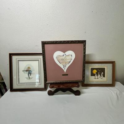 Lot 232 3 smaller prints