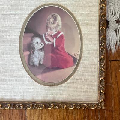 Lot 233 Vintage girls prints