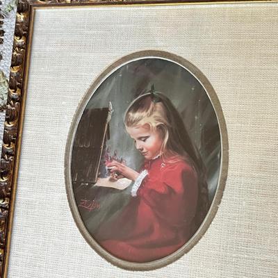Lot 233 Vintage girls prints