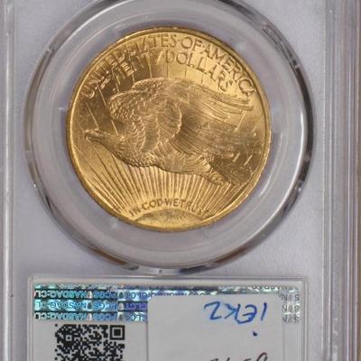 1910 Gold St. Gaudens Double Eagle $20 PCGS MS64