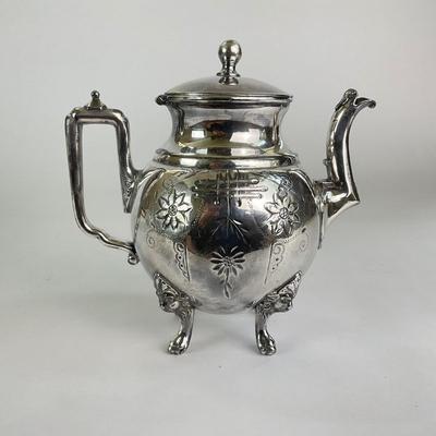 D26 Victorian Reed & Barton Silver Plate Tea Set Circa 1880's