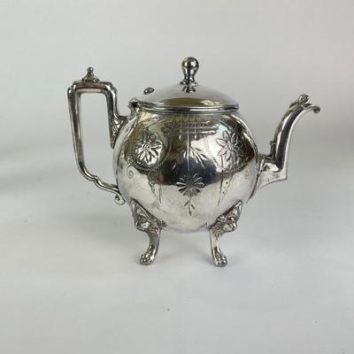 D26 Victorian Reed & Barton Silver Plate Tea Set Circa 1880's