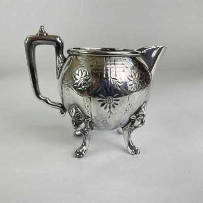 D26 Victorian Reed & Barton Silver Plate Tea Set Circa 1880's