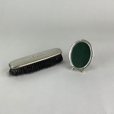 D27 Antique Sterling Silver Brush & Picture Frame